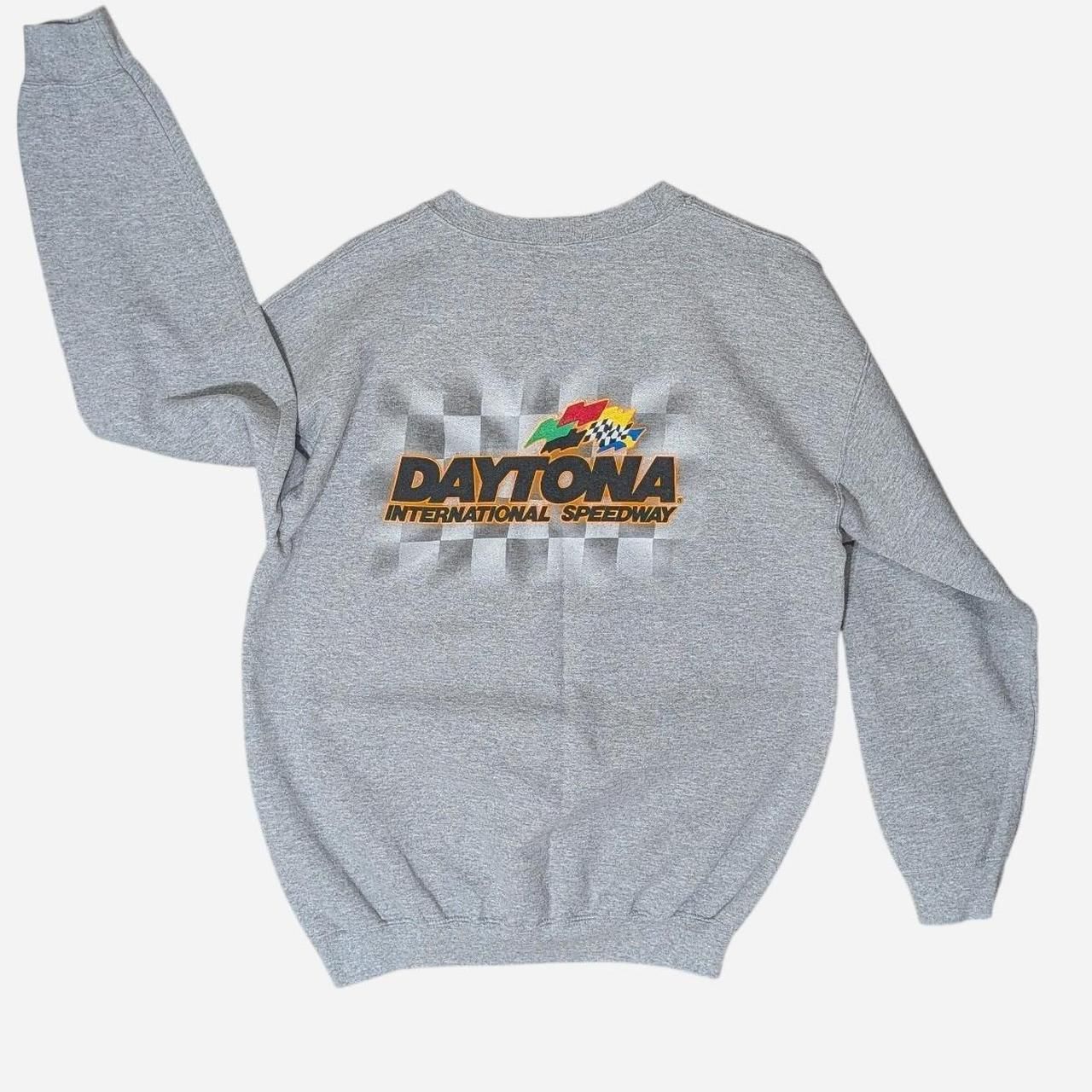 Vintage Grey Daytona International Speedway Crewneck Sweatshirt Size Large